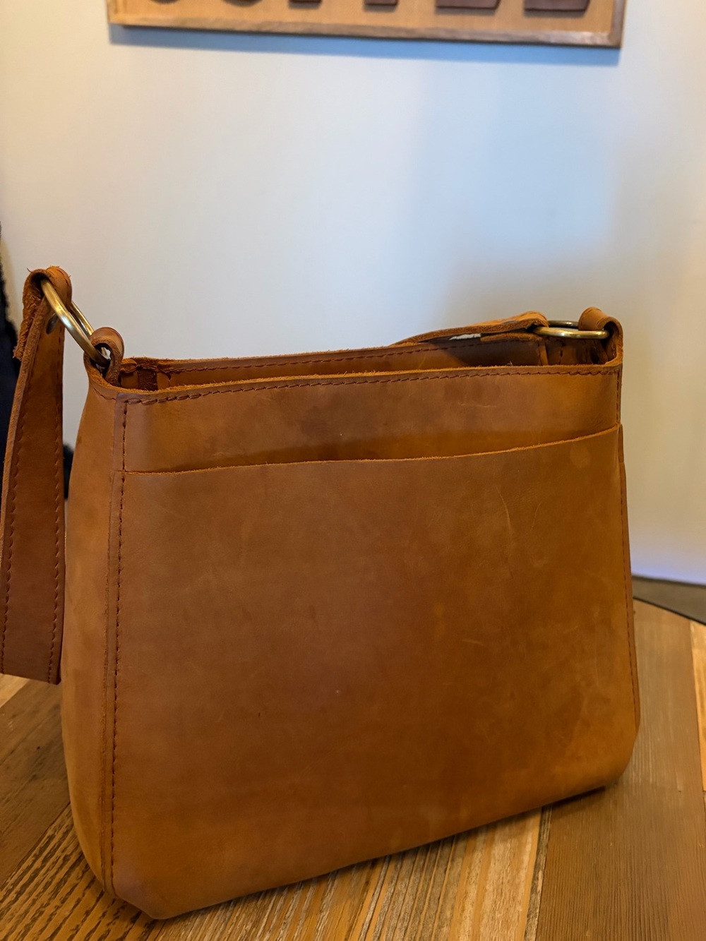 PLG Portland, leather goods, RETIRED Dakota triangle bag